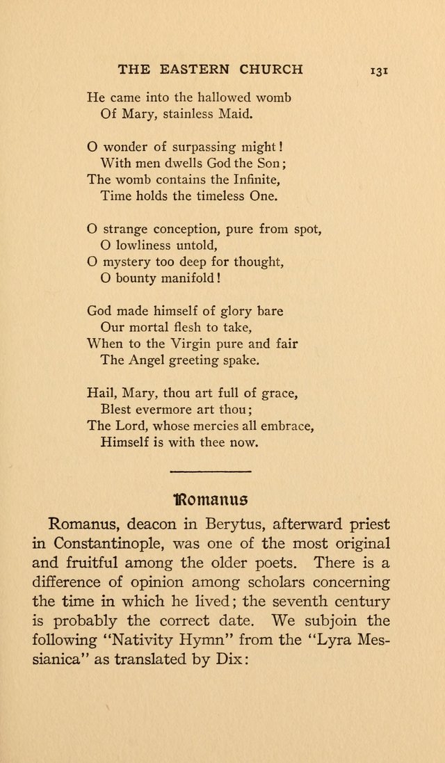 Hymns and Poetry of the Eastern Church page 126