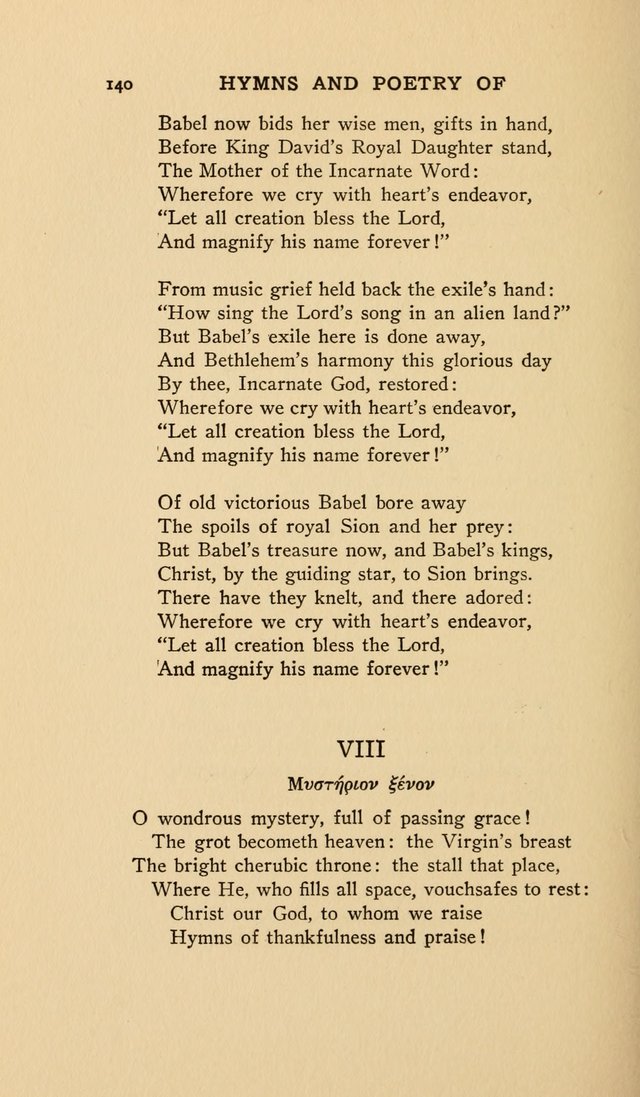 Hymns and Poetry of the Eastern Church page 135