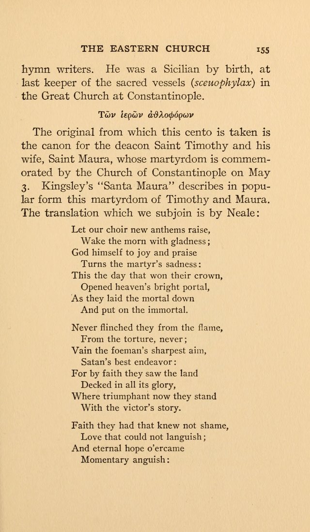 Hymns and Poetry of the Eastern Church page 150