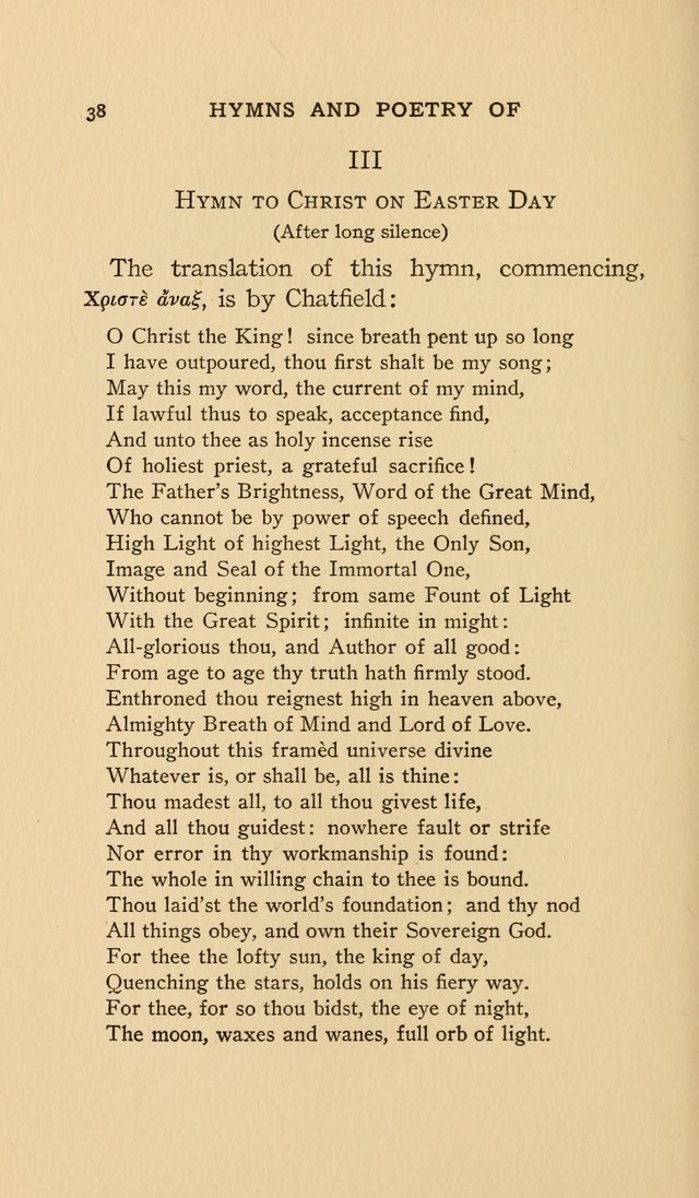 Hymns and Poetry of the Eastern Church page 25