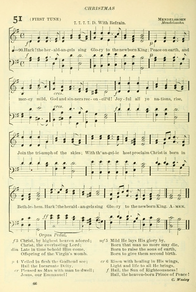 The Church Hymnal: revised and enlarged in accordance with the action of the General Convention of the Protestant Episcopal Church in the United States of America in the year of our Lord 1892. (Ed. B) page 114