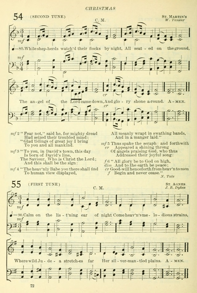 The Church Hymnal: revised and enlarged in accordance with the action of the General Convention of the Protestant Episcopal Church in the United States of America in the year of our Lord 1892. (Ed. B) page 120