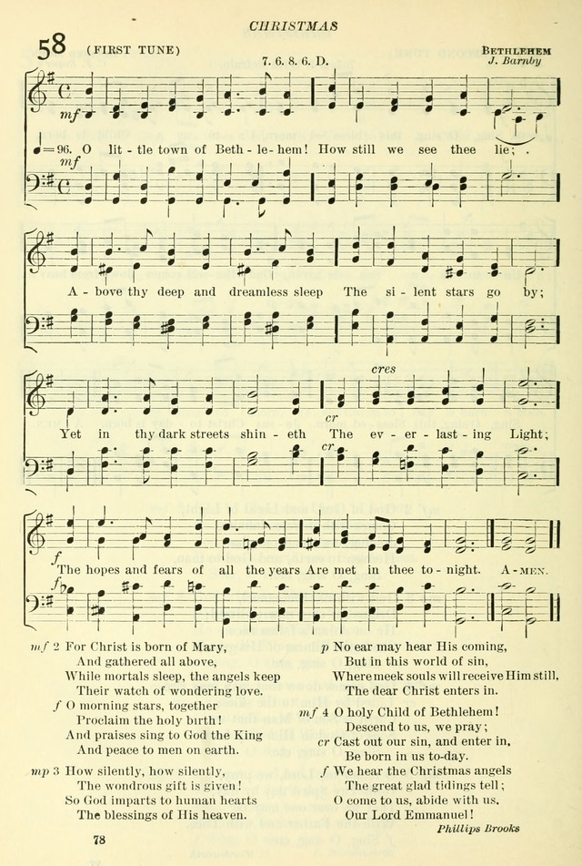 The Church Hymnal: revised and enlarged in accordance with the action of the General Convention of the Protestant Episcopal Church in the United States of America in the year of our Lord 1892. (Ed. B) page 126