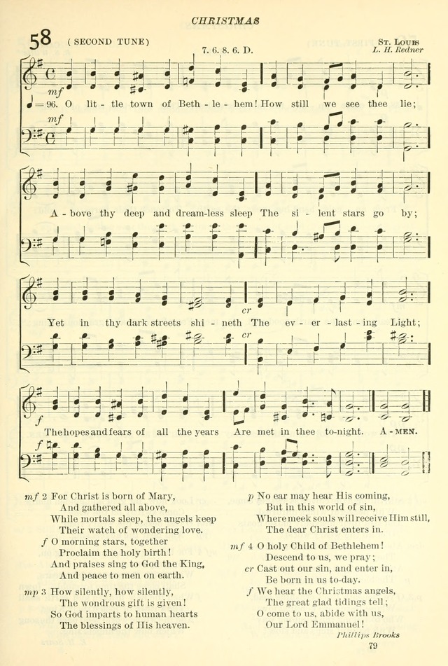 The Church Hymnal: revised and enlarged in accordance with the action of the General Convention of the Protestant Episcopal Church in the United States of America in the year of our Lord 1892. (Ed. B) page 127