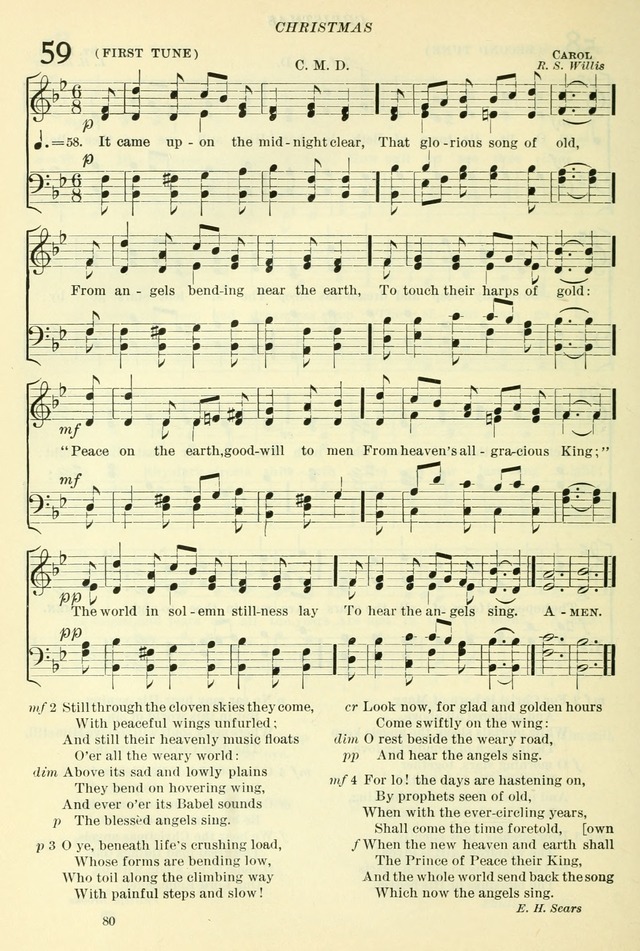 The Church Hymnal: revised and enlarged in accordance with the action of the General Convention of the Protestant Episcopal Church in the United States of America in the year of our Lord 1892. (Ed. B) page 128