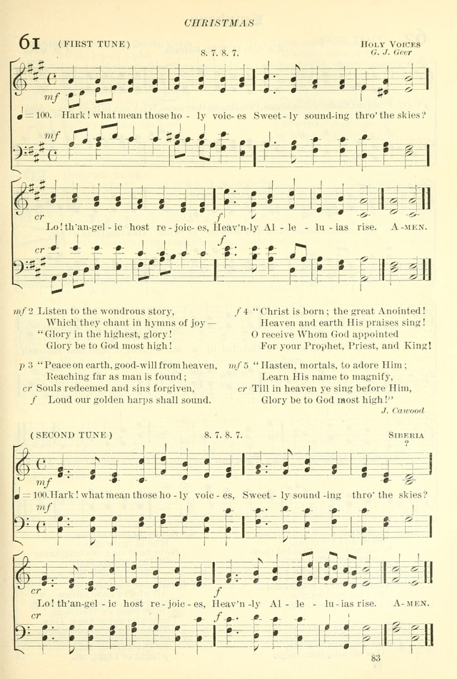 The Church Hymnal: revised and enlarged in accordance with the action of the General Convention of the Protestant Episcopal Church in the United States of America in the year of our Lord 1892. (Ed. B) page 131