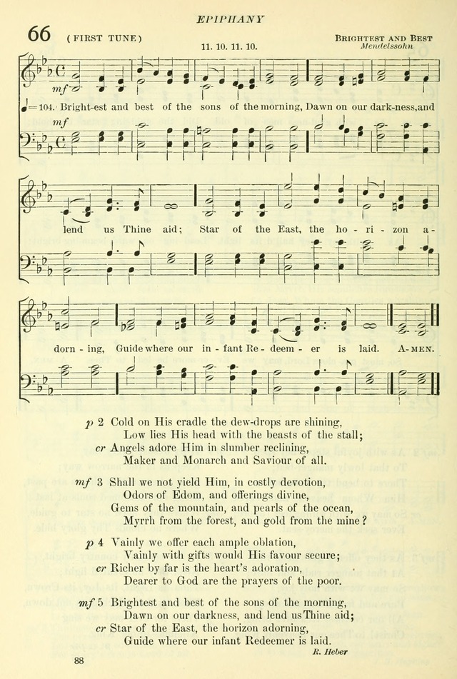 The Church Hymnal: revised and enlarged in accordance with the action of the General Convention of the Protestant Episcopal Church in the United States of America in the year of our Lord 1892. (Ed. B) page 136