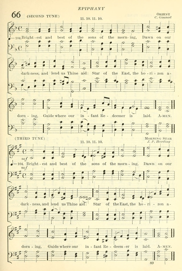 The Church Hymnal: revised and enlarged in accordance with the action of the General Convention of the Protestant Episcopal Church in the United States of America in the year of our Lord 1892. (Ed. B) page 137