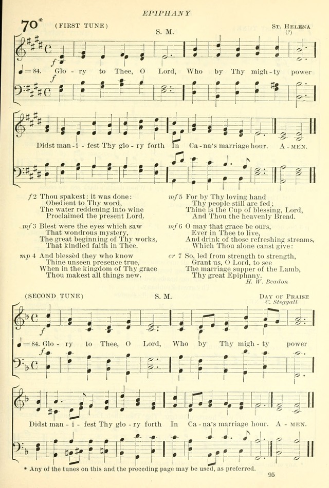 The Church Hymnal: revised and enlarged in accordance with the action of the General Convention of the Protestant Episcopal Church in the United States of America in the year of our Lord 1892. (Ed. B) page 143