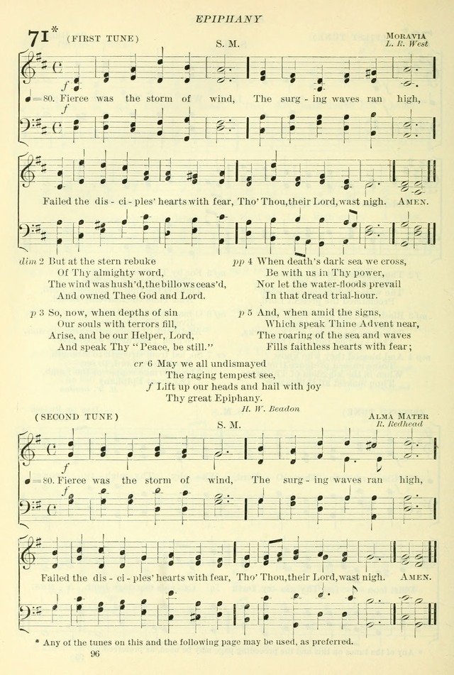 The Church Hymnal: revised and enlarged in accordance with the action of the General Convention of the Protestant Episcopal Church in the United States of America in the year of our Lord 1892. (Ed. B) page 144