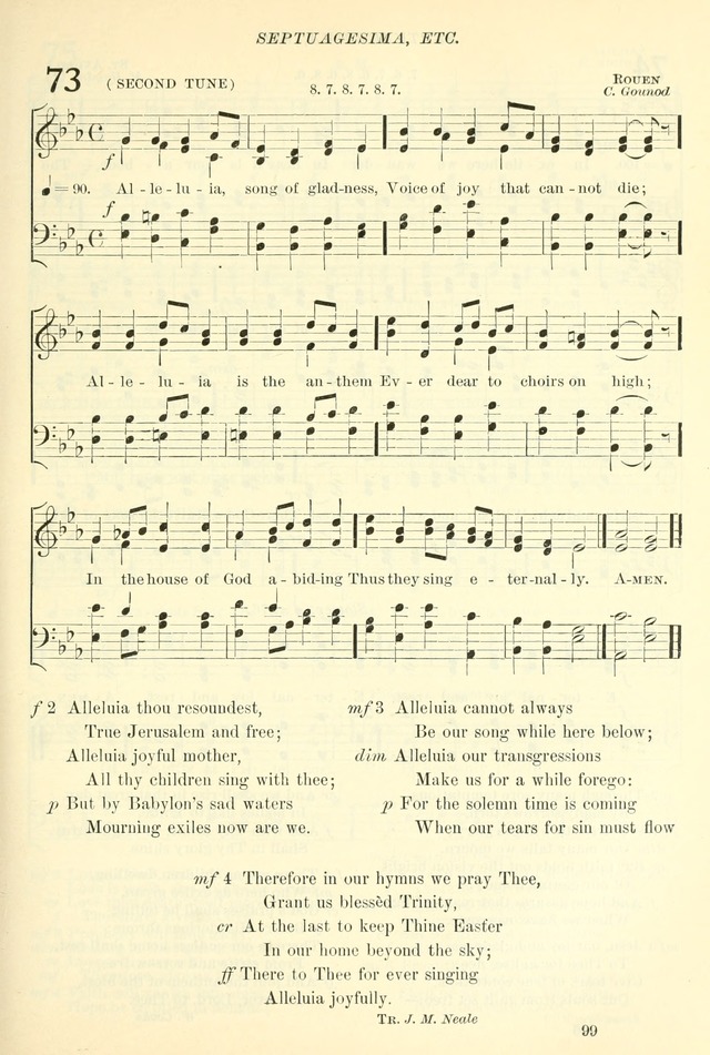 The Church Hymnal: revised and enlarged in accordance with the action of the General Convention of the Protestant Episcopal Church in the United States of America in the year of our Lord 1892. (Ed. B) page 147