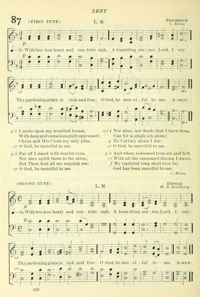 The Church Hymnal: revised and enlarged in accordance with the action of the General Convention of the Protestant Episcopal Church in the United States of America in the year of our Lord 1892. (Ed. B) page 158