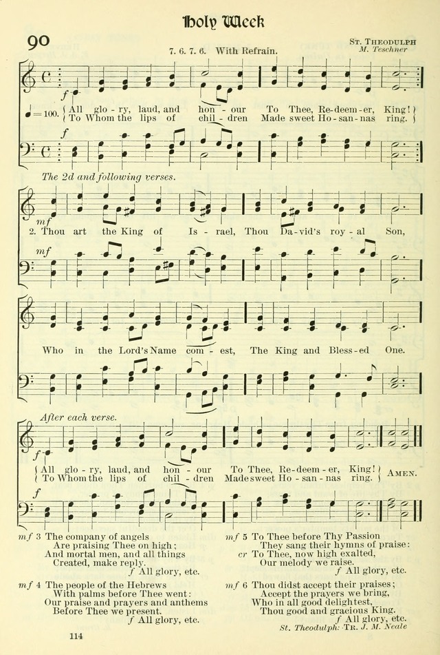 The Church Hymnal: revised and enlarged in accordance with the action of the General Convention of the Protestant Episcopal Church in the United States of America in the year of our Lord 1892. (Ed. B) page 162