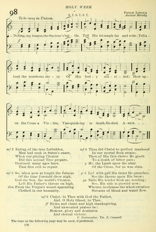 The Church Hymnal: revised and enlarged in accordance with the action of the General Convention of the Protestant Episcopal Church in the United States of America in the year of our Lord 1892. (Ed. B) page 168