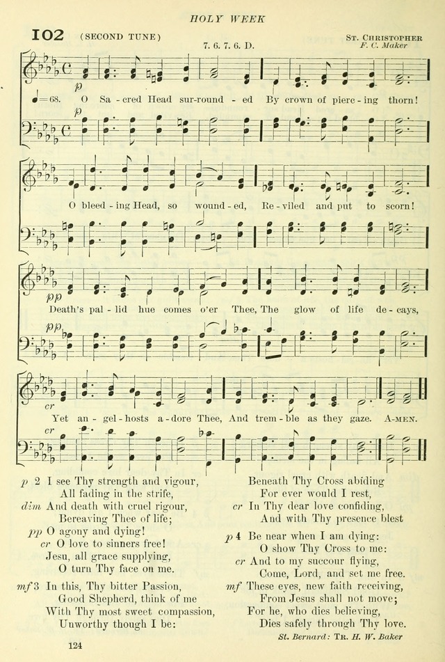 The Church Hymnal: revised and enlarged in accordance with the action of the General Convention of the Protestant Episcopal Church in the United States of America in the year of our Lord 1892. (Ed. B) page 172