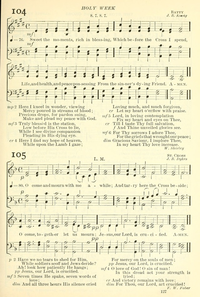 The Church Hymnal: revised and enlarged in accordance with the action of the General Convention of the Protestant Episcopal Church in the United States of America in the year of our Lord 1892. (Ed. B) page 175