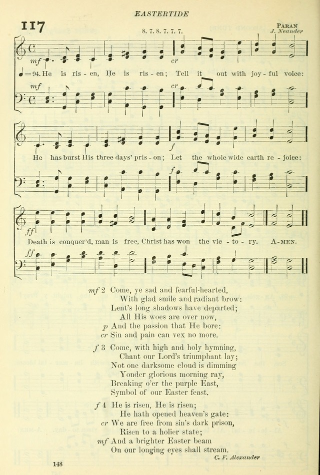 The Church Hymnal: revised and enlarged in accordance with the action of the General Convention of the Protestant Episcopal Church in the United States of America in the year of our Lord 1892. (Ed. B) page 196
