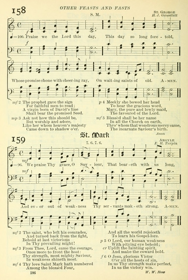 The Church Hymnal: revised and enlarged in accordance with the action of the General Convention of the Protestant Episcopal Church in the United States of America in the year of our Lord 1892. (Ed. B) page 234