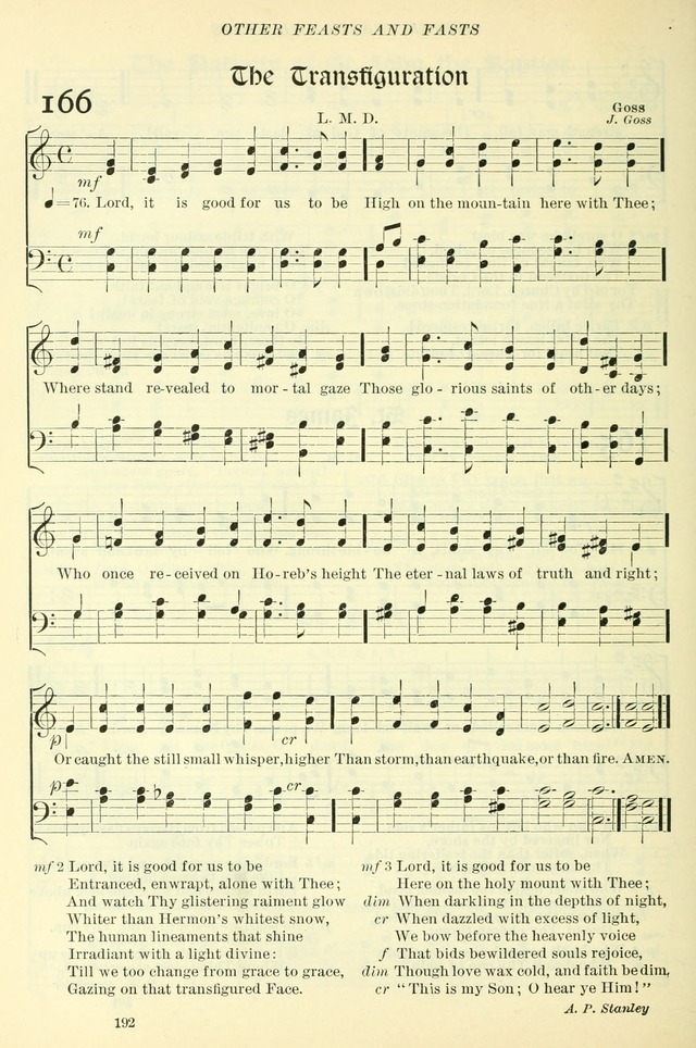 The Church Hymnal: revised and enlarged in accordance with the action of the General Convention of the Protestant Episcopal Church in the United States of America in the year of our Lord 1892. (Ed. B) page 240
