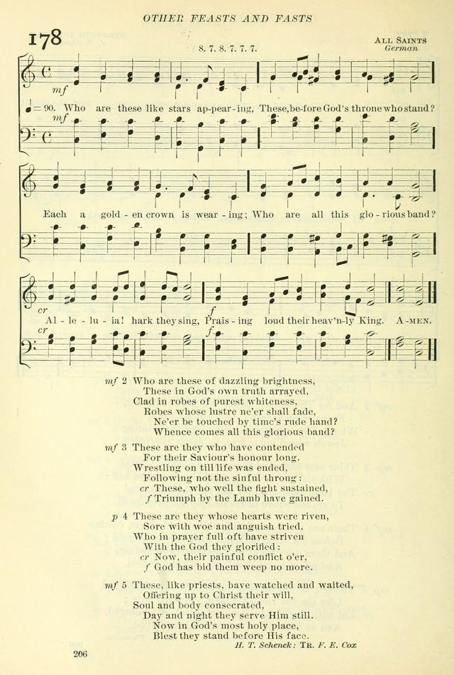 The Church Hymnal: revised and enlarged in accordance with the action of the General Convention of the Protestant Episcopal Church in the United States of America in the year of our Lord 1892. (Ed. B) page 254