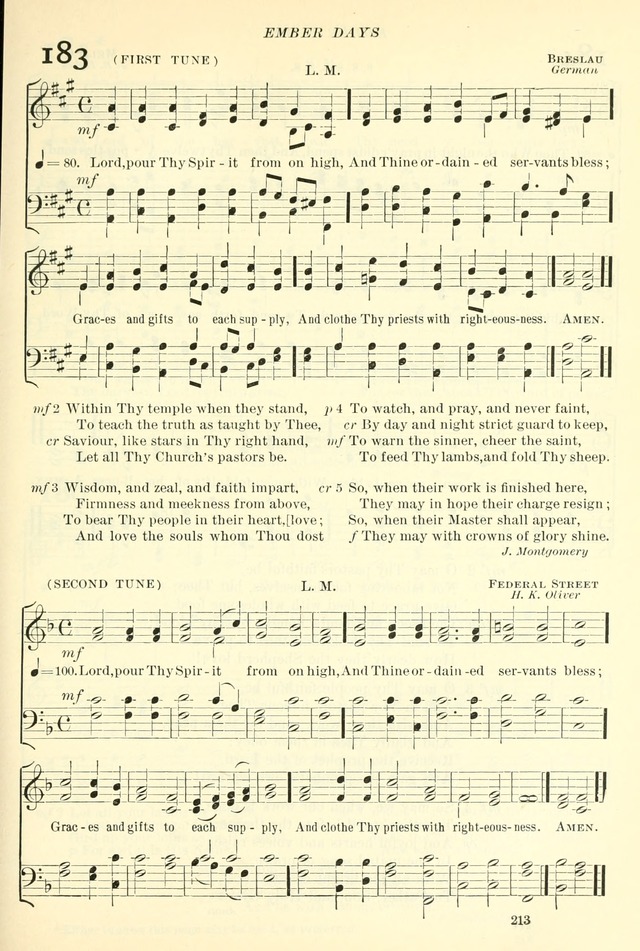 The Church Hymnal: revised and enlarged in accordance with the action of the General Convention of the Protestant Episcopal Church in the United States of America in the year of our Lord 1892. (Ed. B) page 261
