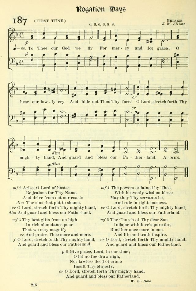 The Church Hymnal: revised and enlarged in accordance with the action of the General Convention of the Protestant Episcopal Church in the United States of America in the year of our Lord 1892. (Ed. B) page 264