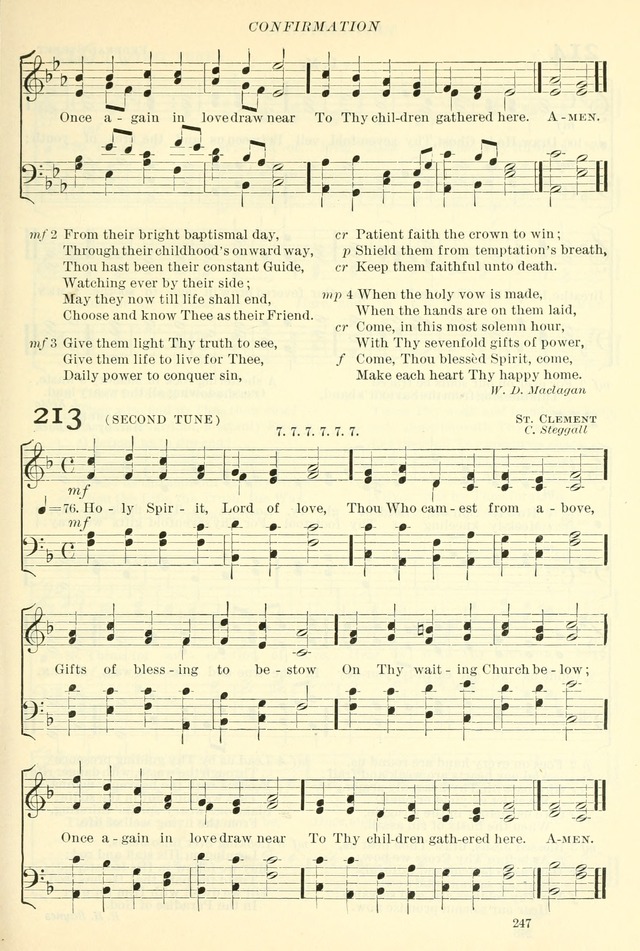 The Church Hymnal: revised and enlarged in accordance with the action of the General Convention of the Protestant Episcopal Church in the United States of America in the year of our Lord 1892. (Ed. B) page 295