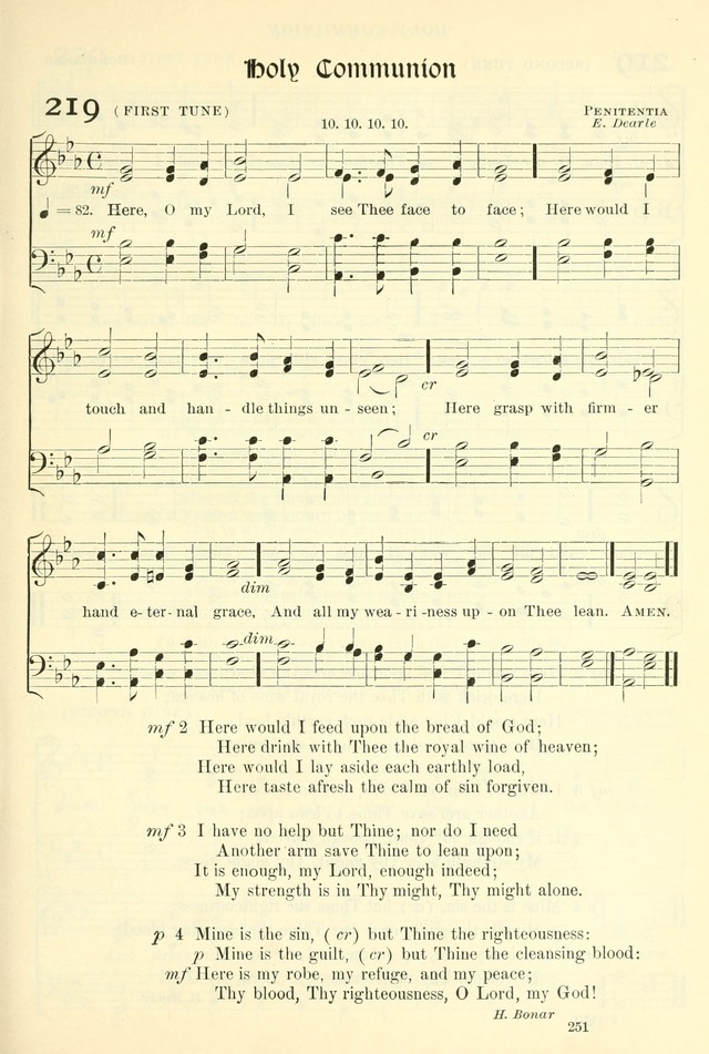 The Church Hymnal: revised and enlarged in accordance with the action of the General Convention of the Protestant Episcopal Church in the United States of America in the year of our Lord 1892. (Ed. B) page 299