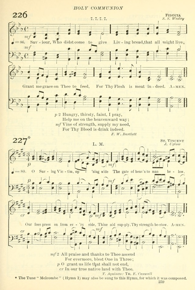 The Church Hymnal: revised and enlarged in accordance with the action of the General Convention of the Protestant Episcopal Church in the United States of America in the year of our Lord 1892. (Ed. B) page 307