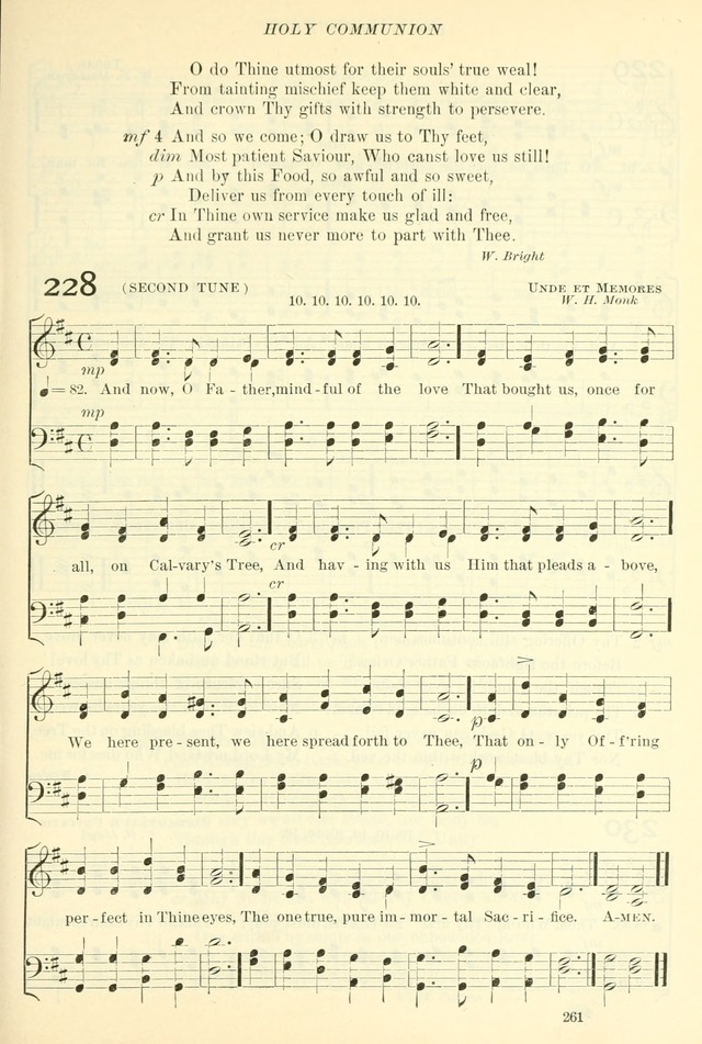 The Church Hymnal: revised and enlarged in accordance with the action of the General Convention of the Protestant Episcopal Church in the United States of America in the year of our Lord 1892. (Ed. B) page 309