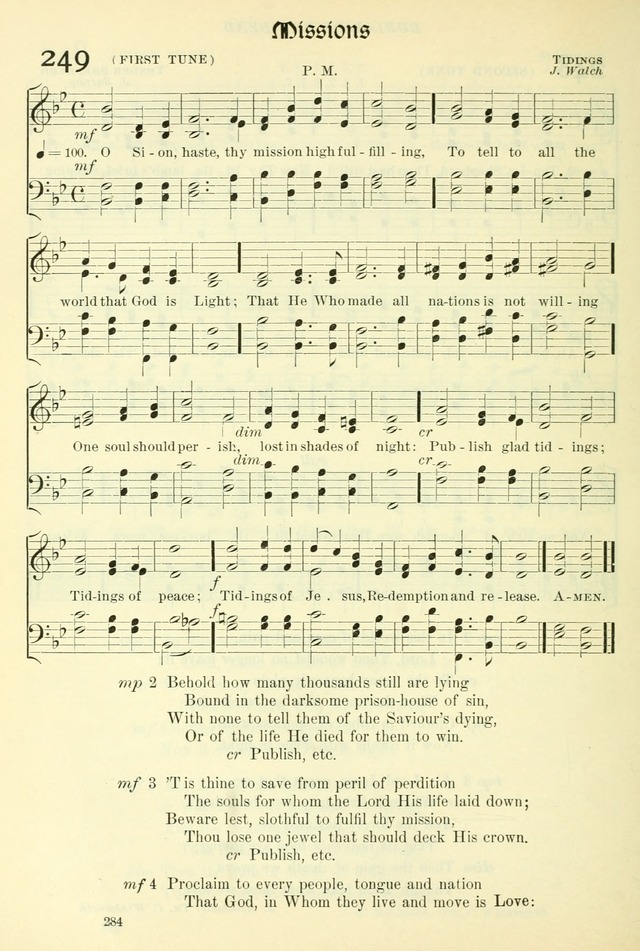 The Church Hymnal: revised and enlarged in accordance with the action of the General Convention of the Protestant Episcopal Church in the United States of America in the year of our Lord 1892. (Ed. B) page 332