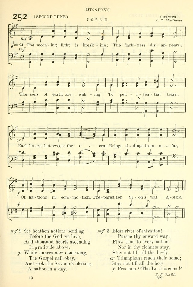 The Church Hymnal: revised and enlarged in accordance with the action of the General Convention of the Protestant Episcopal Church in the United States of America in the year of our Lord 1892. (Ed. B) page 337
