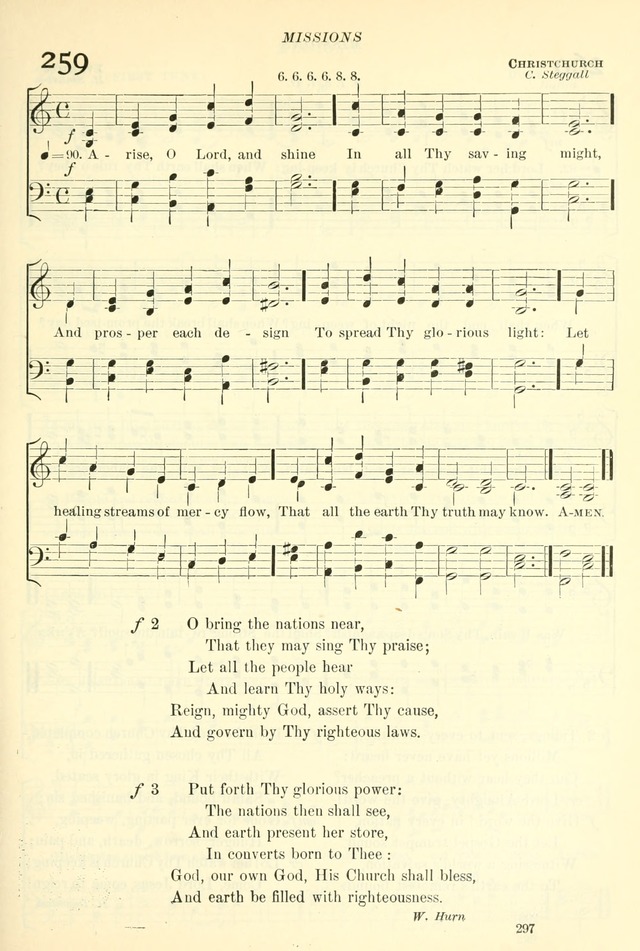 The Church Hymnal: revised and enlarged in accordance with the action of the General Convention of the Protestant Episcopal Church in the United States of America in the year of our Lord 1892. (Ed. B) page 345
