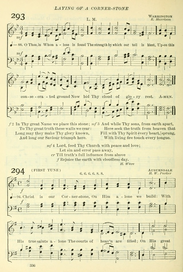 The Church Hymnal: revised and enlarged in accordance with the action of the General Convention of the Protestant Episcopal Church in the United States of America in the year of our Lord 1892. (Ed. B) page 384
