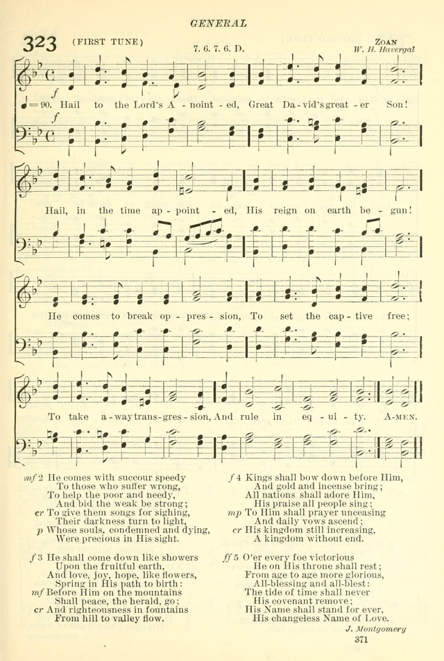 The Church Hymnal: revised and enlarged in accordance with the action of the General Convention of the Protestant Episcopal Church in the United States of America in the year of our Lord 1892. (Ed. B) page 419