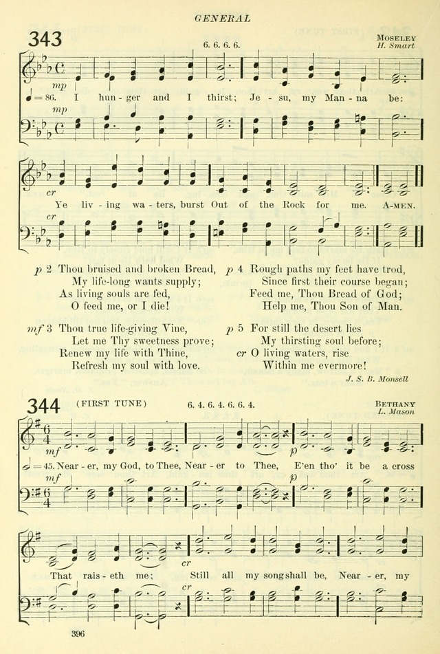 The Church Hymnal: revised and enlarged in accordance with the action of the General Convention of the Protestant Episcopal Church in the United States of America in the year of our Lord 1892. (Ed. B) page 444