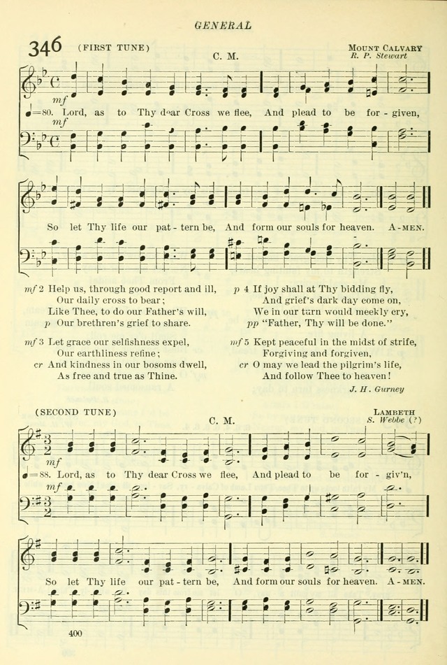 The Church Hymnal: revised and enlarged in accordance with the action of the General Convention of the Protestant Episcopal Church in the United States of America in the year of our Lord 1892. (Ed. B) page 448