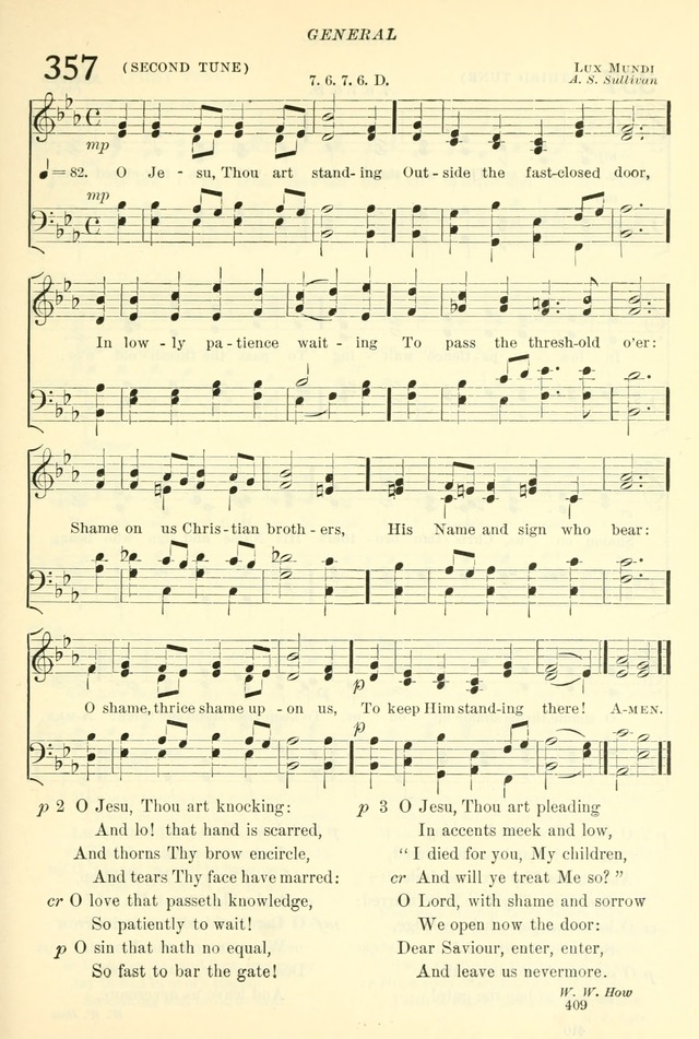 The Church Hymnal: revised and enlarged in accordance with the action of the General Convention of the Protestant Episcopal Church in the United States of America in the year of our Lord 1892. (Ed. B) page 457