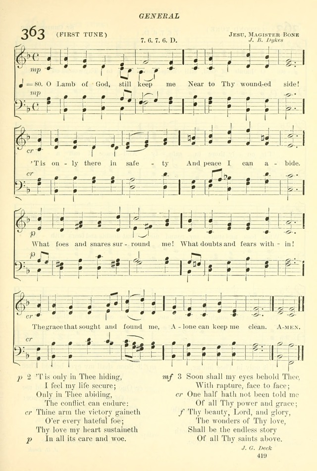 The Church Hymnal: revised and enlarged in accordance with the action of the General Convention of the Protestant Episcopal Church in the United States of America in the year of our Lord 1892. (Ed. B) page 467