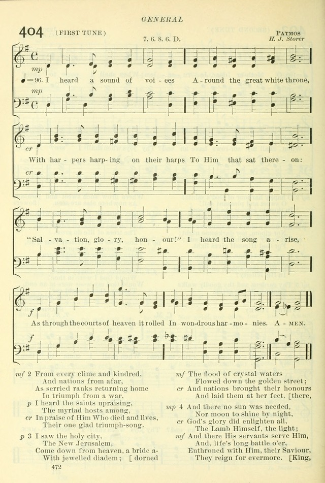 The Church Hymnal: revised and enlarged in accordance with the action of the General Convention of the Protestant Episcopal Church in the United States of America in the year of our Lord 1892. (Ed. B) page 520