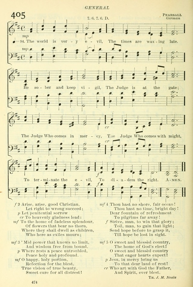 The Church Hymnal: revised and enlarged in accordance with the action of the General Convention of the Protestant Episcopal Church in the United States of America in the year of our Lord 1892. (Ed. B) page 522