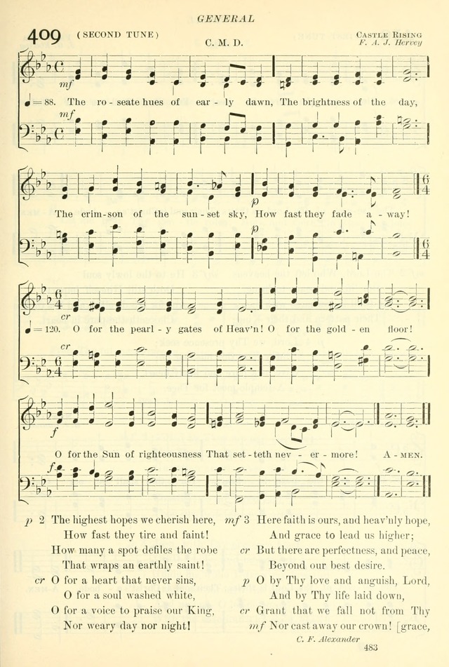 The Church Hymnal: revised and enlarged in accordance with the action of the General Convention of the Protestant Episcopal Church in the United States of America in the year of our Lord 1892. (Ed. B) page 531