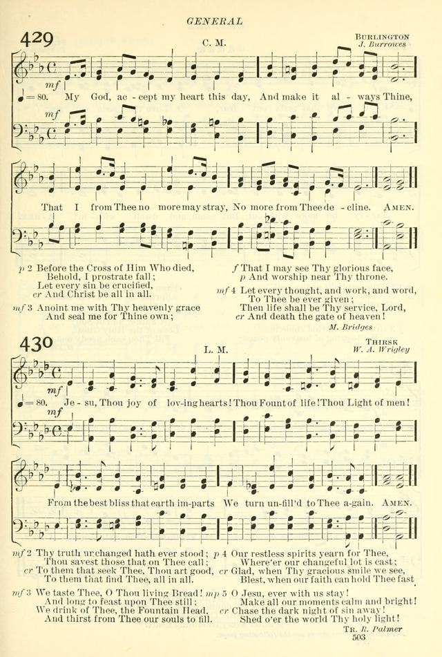 The Church Hymnal: revised and enlarged in accordance with the action of the General Convention of the Protestant Episcopal Church in the United States of America in the year of our Lord 1892. (Ed. B) page 551