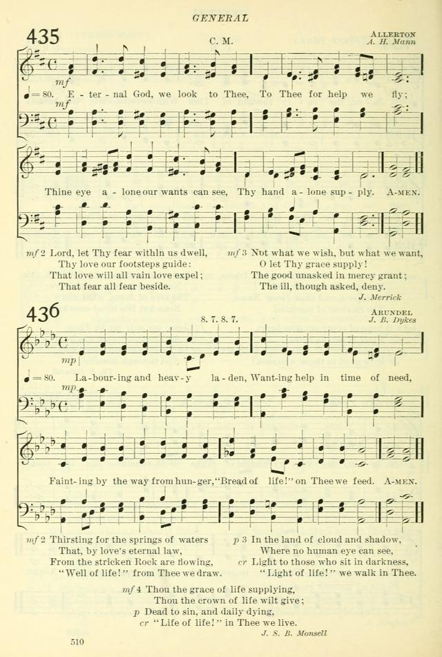 The Church Hymnal: revised and enlarged in accordance with the action of the General Convention of the Protestant Episcopal Church in the United States of America in the year of our Lord 1892. (Ed. B) page 558