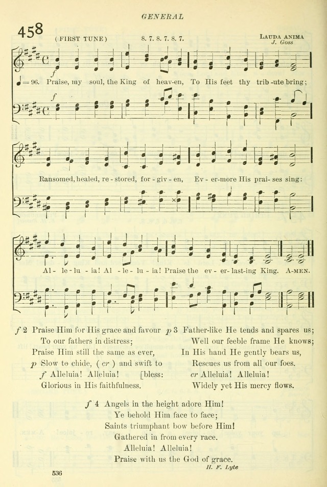 The Church Hymnal: revised and enlarged in accordance with the action of the General Convention of the Protestant Episcopal Church in the United States of America in the year of our Lord 1892. (Ed. B) page 584
