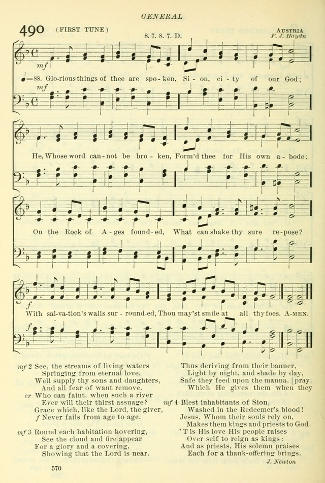 The Church Hymnal: revised and enlarged in accordance with the action of the General Convention of the Protestant Episcopal Church in the United States of America in the year of our Lord 1892. (Ed. B) page 618