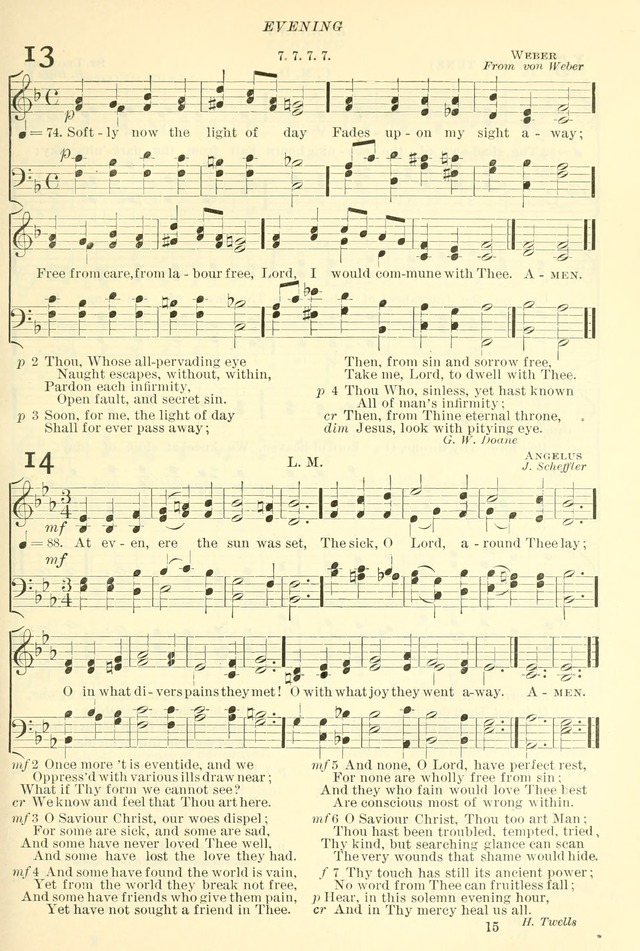 The Church Hymnal: revised and enlarged in accordance with the action of the General Convention of the Protestant Episcopal Church in the United States of America in the year of our Lord 1892. (Ed. B) page 63