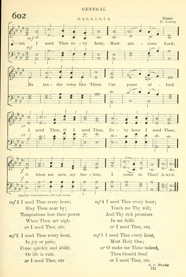 The Church Hymnal: revised and enlarged in accordance with the action of the General Convention of the Protestant Episcopal Church in the United States of America in the year of our Lord 1892. (Ed. B) page 759