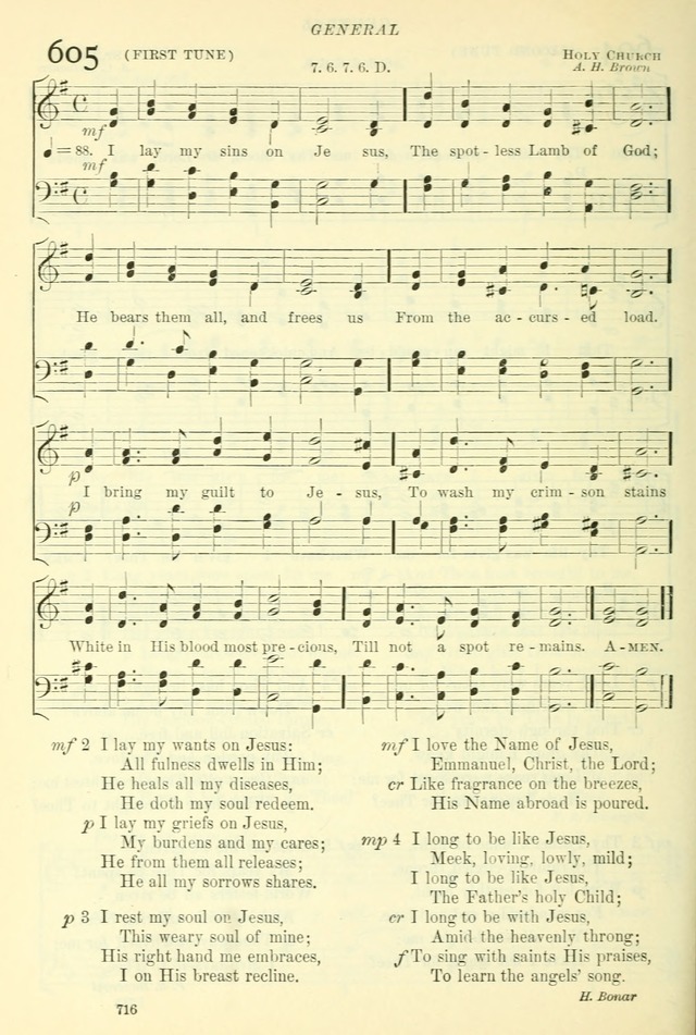 The Church Hymnal: revised and enlarged in accordance with the action of the General Convention of the Protestant Episcopal Church in the United States of America in the year of our Lord 1892. (Ed. B) page 764