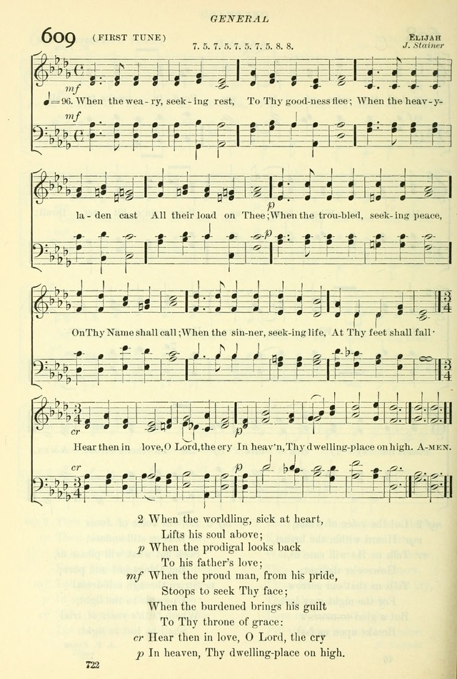 The Church Hymnal: revised and enlarged in accordance with the action of the General Convention of the Protestant Episcopal Church in the United States of America in the year of our Lord 1892. (Ed. B) page 770